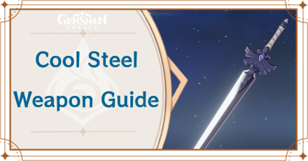 Genshin Impact - Cool Steel Sword
