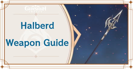 Genshin Impact - Halberd Polearm