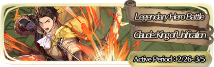 Legendary Claude Hero Battle Fire Emblem Heroes FEH