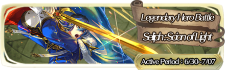 Legendary Seliph Hero Battle Fire Emblem Heroes FEH