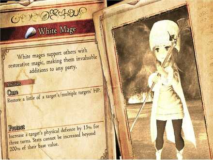 Bravely Default 2 - White Mage Portrait