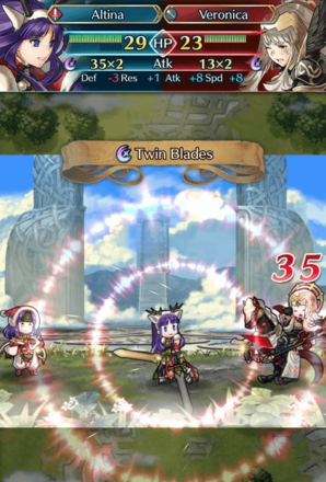 Winter Altina Counterattack Fire Emblem Heroes FEH Veronica