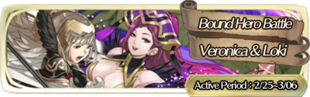 Bound Hero Battle: Veronica & Loki Banner