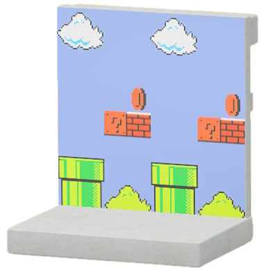 ACNH - Mushroom Mural Image