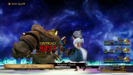 Golem Off the Chain 8000 Damage Bravely Default 2