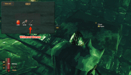 Withered Bones in Chests