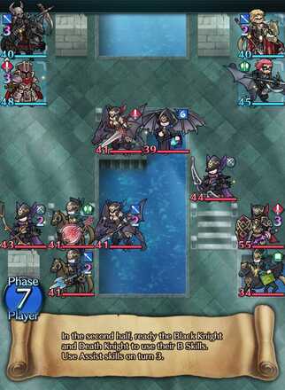 Warriors behind Masks Grandmaster FEH