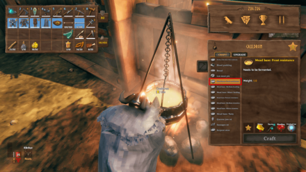 Valheim (Walkthrough & Progression) - Craft Frost Resist Mead Base.png