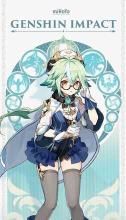 Genshin - Sucrose Long Banner