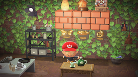 ACNH - How to Decorate with Floating Blocks - Create Shelves