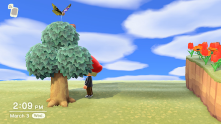 ACNH - How to Decorate with Floating Blocks - Decorate Trees (Step 3)