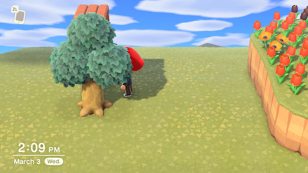 ACNH - How to Decorate with Floating Blocks - Decorate Trees (Step 2)