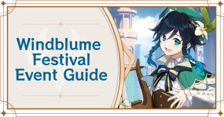 Windblume Festival Event Guide And Rewards Update 1 4 Event Genshin Impact Game8