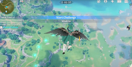 Genshin - Floral Freefall Mini-Game