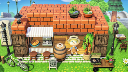 ACNH - How to Decorate with Floating Blocks - @TatataGame