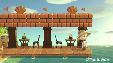 ACNH - How to Decorate with Floating Blocks - @mofu_mori