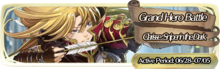Grand Hero Battle: Clarisse Banner