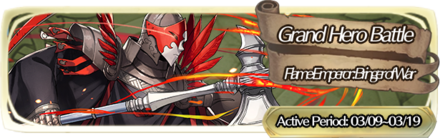 Grand Hero Battle: Flame Emperor Banner