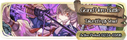 Grand Hero Battle: Fallen Takumi Banner