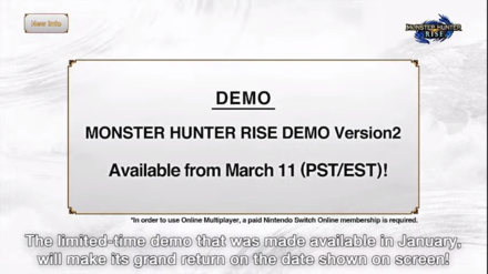 Demo 2 Release Time And End Date How To Download The Demo Monster Hunter Rise Mhr Mh Rise Game8