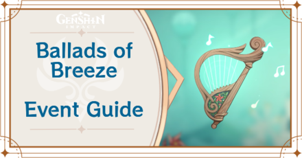 Genshin Impact - Ballads of Breeze Rhythm Game Event Guide