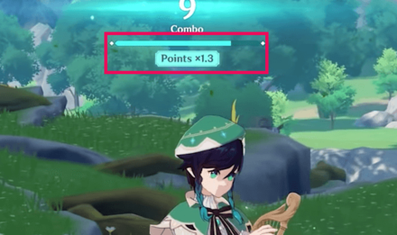 Genshin Impact - Ballads of Breeze Combo Meter