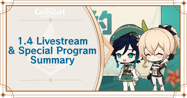 Genshin Impact 3.4 livestream code, release date, and time as per speculations