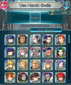 Heroic Grails Exchange Fire Emblem Heroes FEH