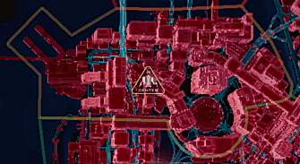 Cyberpunk 2077 City Center Map