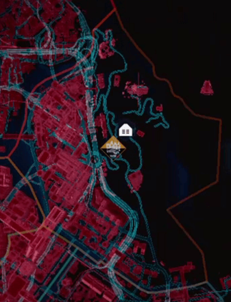 Cyberpunk 2077 - Westbrook Map.png