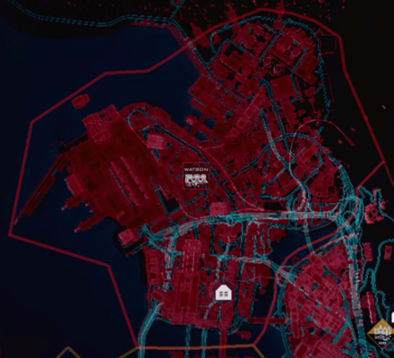 Cyberpunk 2077 - Watson Map.png