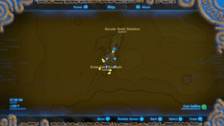 BotW - How to Farm Cool Safflinas - Gerudo Great Skeleton