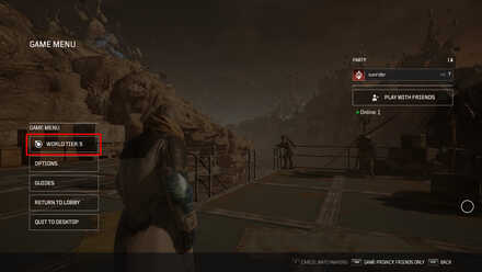 Outriders World Tier Guide - Change Tier In-game