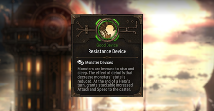 Epic Seven - Resistance Device (Good) Effects and Description
