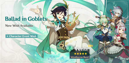 Venti Banner And Gacha Rates Should You Pull The Ballad In Goblets Wish Genshin Impact Game8