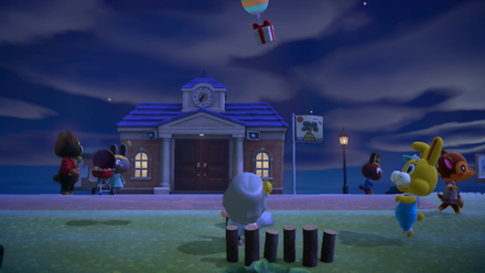 ACNH - Bunny Day - Shoot Down Balloons