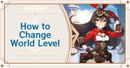 Genshin Impact - How to Change World Level