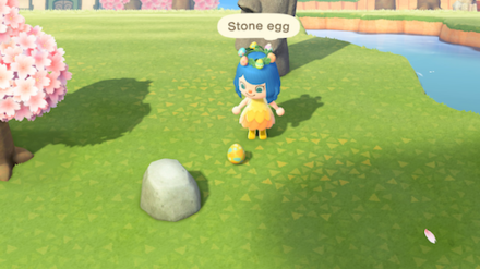 ACNH - Bunny Day - Strike Rocks