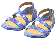 The Blue version of Dance Shoes