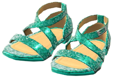The Green version of Dance Shoes