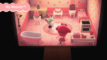 ACNH - Sanrio Collab - My Melody Furniture Items