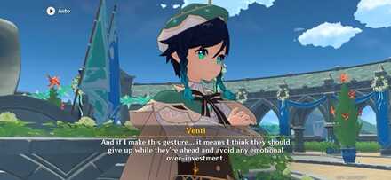 Genshin - Venti Gesture - Give Up