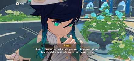 Genshin - Venti Gesture - Play it Safe