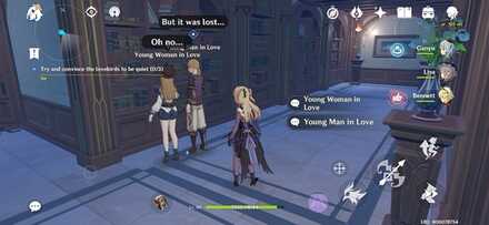 Genshin - Quiet Please This Is A Library - Couple