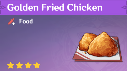 Genshin Impact - How to Get Golden Fried Chicken and Effects