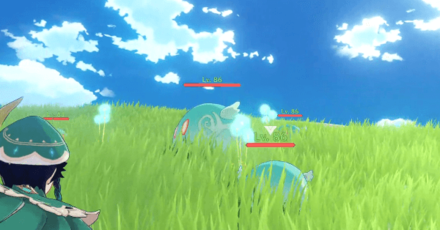 Genshin - Windbrew - Defeat Slimes near Dandelion Seeds