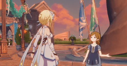 Genshin - Windbrew - Talk to Nora