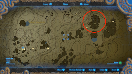 BotW - How to Farm Apples Quickly - Satori Mountain