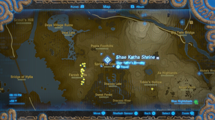 BotW - How to Farm Blue Nightshade - Farosh Hills