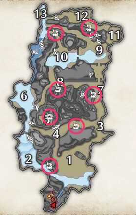 MH Rise - Stinkmink Shrine Ruins Map Locations